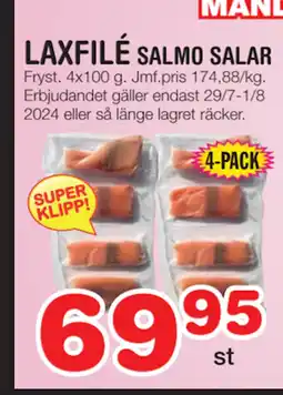 Nya Pulsen LAXFILÉ erbjuda