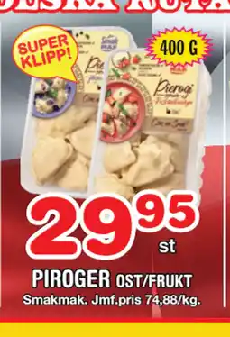 Nya Pulsen PIROGER erbjuda
