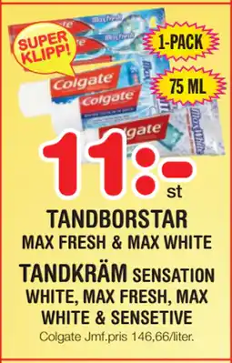 Nya Pulsen TANDKRÄM erbjuda