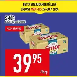 Matdax Svenskt smör erbjuda