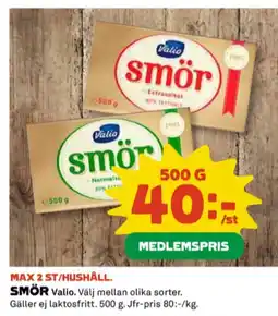 Coop Valio smör erbjuda