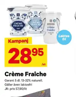 City Gross Garant crème fraiche erbjuda