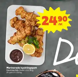 Stora Coop Carolines kök kycklingspett erbjuda
