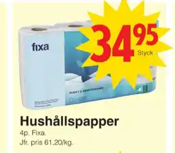 Matöppet Fixa hushållspapper erbjuda