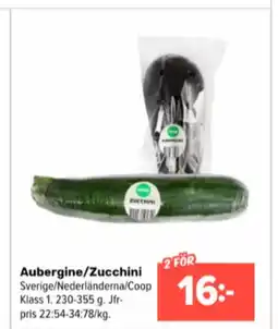 Coop Extra Coop aubergine erbjuda