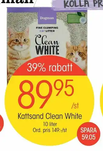 Kattsand Clean White