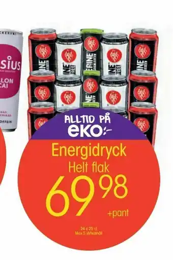 EKO Energidryck erbjuda