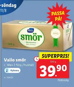 Lidl Valio smör erbjuda