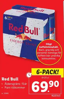 Lidl Red Bull erbjuda
