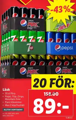 Lidl Läsk erbjuda
