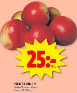 ICA Kvantum NEKTARINER erbjuda