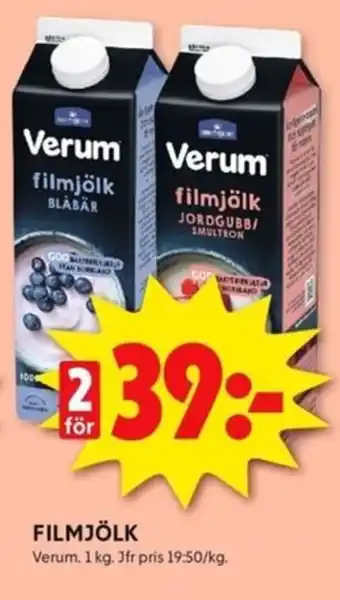 ICA Kvantum FILMJÖLK erbjuda