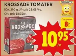 ICA Kvantum KROSSADE TOMATER erbjuda