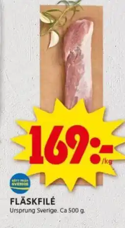 ICA Kvantum FLÄSKFILÉ erbjuda