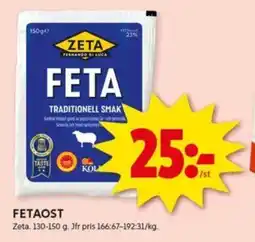 ICA Kvantum FETAOST erbjuda
