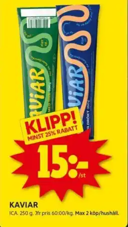 ICA Kvantum KAVIAR erbjuda