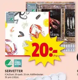 ICA Kvantum SERVETTER erbjuda