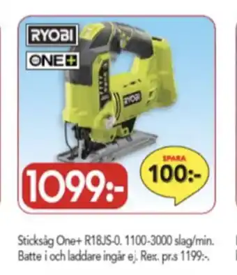 Bo Ohlsson Ryobi sticksåg erbjuda
