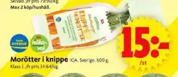 ICA Supermarket Morötter i knippe erbjuda