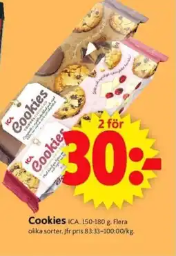 ICA Supermarket Cookies erbjuda