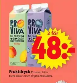 ICA Supermarket Fruktdryck erbjuda