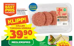 Stora Coop Färska hamburgare erbjuda