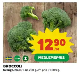 Coop BROCCOLI erbjuda