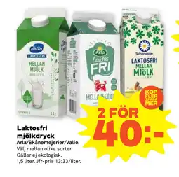 Stora Coop Laktosfri mjölkdryck erbjuda