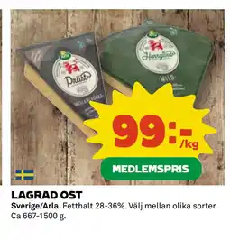 Coop LAGRAD OST erbjuda