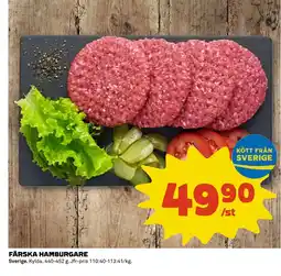Coop FÄRSKA HAMBURGARE erbjuda