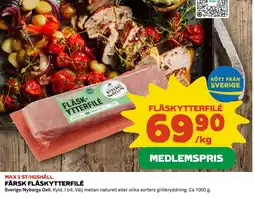 Coop Daglivs FLÄSKYTTERFILÉ erbjuda