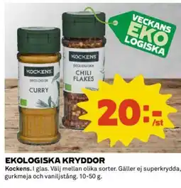 Coop EKOLOGISKA KRYDDOR erbjuda