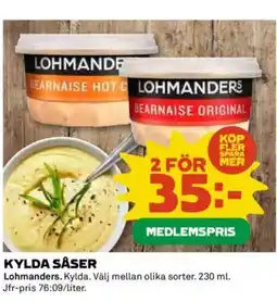 Coop KYLDA SÅSER erbjuda