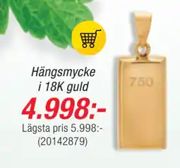 Guldfynd Hängsmycke i 18K guld erbjuda