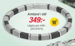 Guldfynd Armband i stål erbjuda
