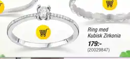 Guldfynd Ring med Kubisk Zirkonia erbjuda