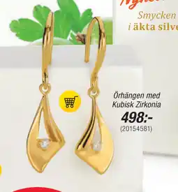 Guldfynd Örhängen med Kubisk Zirkonia erbjuda