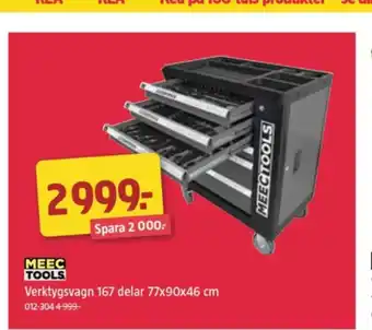 Jula Meec tools verktygsvagn erbjuda