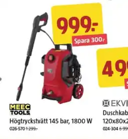 Jula Meec tools högtryckstvätt erbjuda
