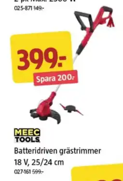 Jula Meec tools grästrimmer erbjuda