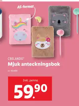 Lidl Mjuk anteckningsbok erbjuda