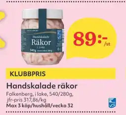 Hemköp Falkenberg seafood räkor erbjuda