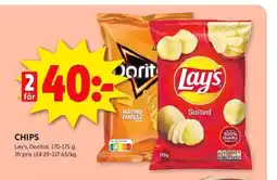 ICA Kvantum Lays chips salted erbjuda