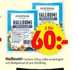 ICA Supermarket Fontana halloumi erbjuda