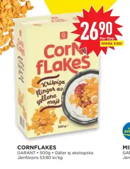 Willys Hemma Garant cornflakes erbjuda