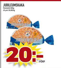 Supergrossen JUBILEUMSKAKA erbjuda