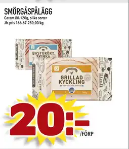 Supergrossen SMÖRGÅSPÅLÄGG erbjuda