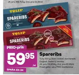 City Gross Spareribs erbjuda