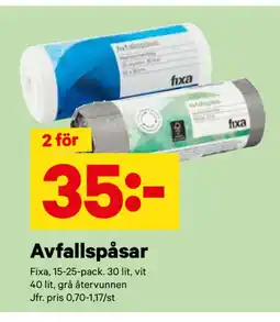 City Gross Avfallspåsar erbjuda