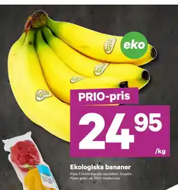City Gross Ekologiska bananer erbjuda